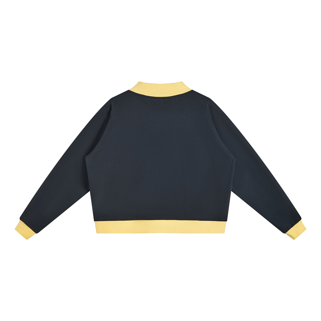Gjwhf Women’s Mock Neck Crewneck Sweatshirt