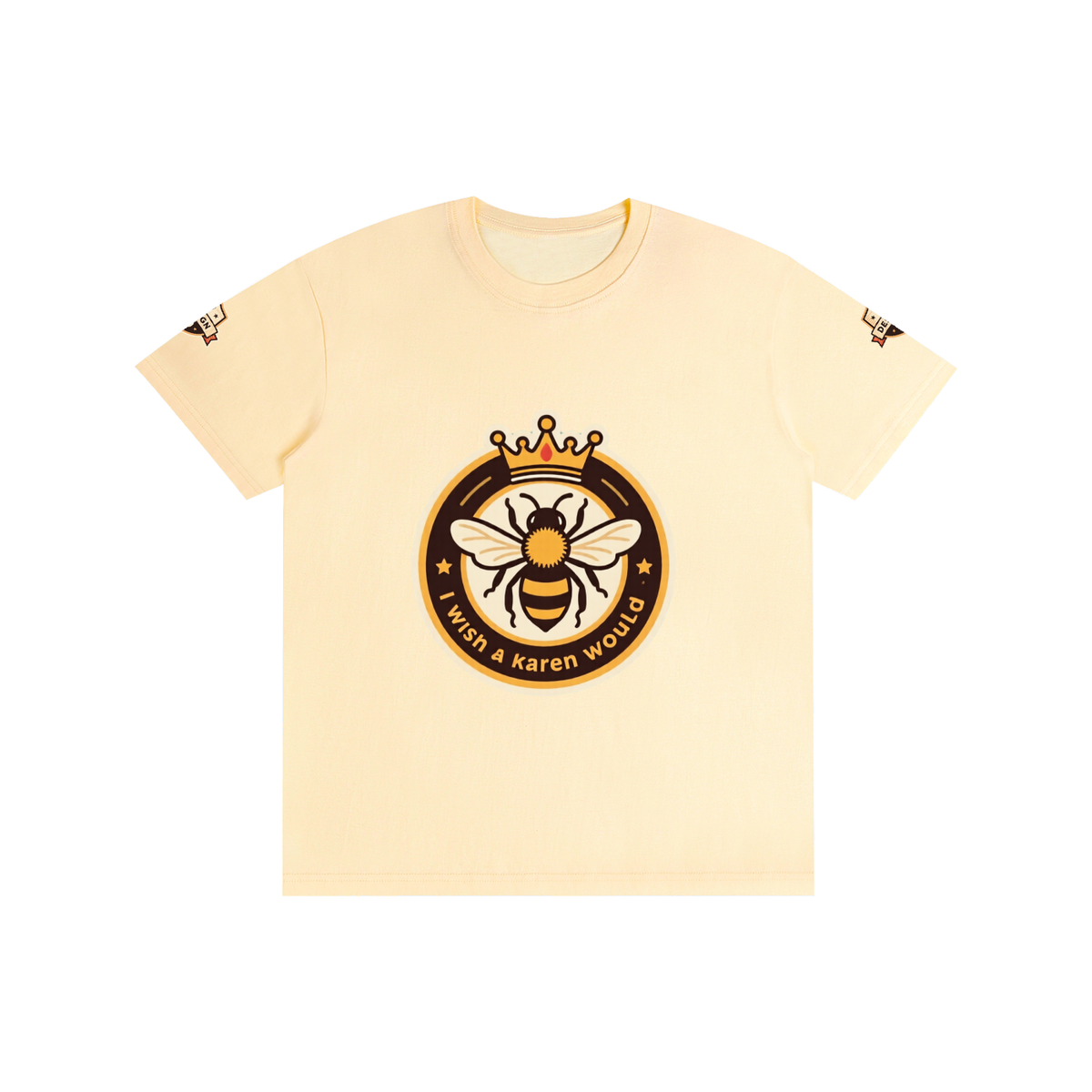 I wish a karen would Pure Cotton Unisex T-Shirt