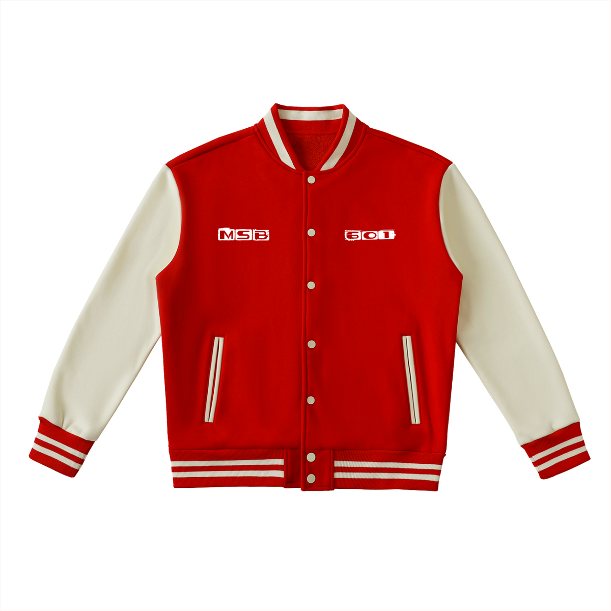 Mississippi baby Two-Tone Fleeced Varsity Jacket