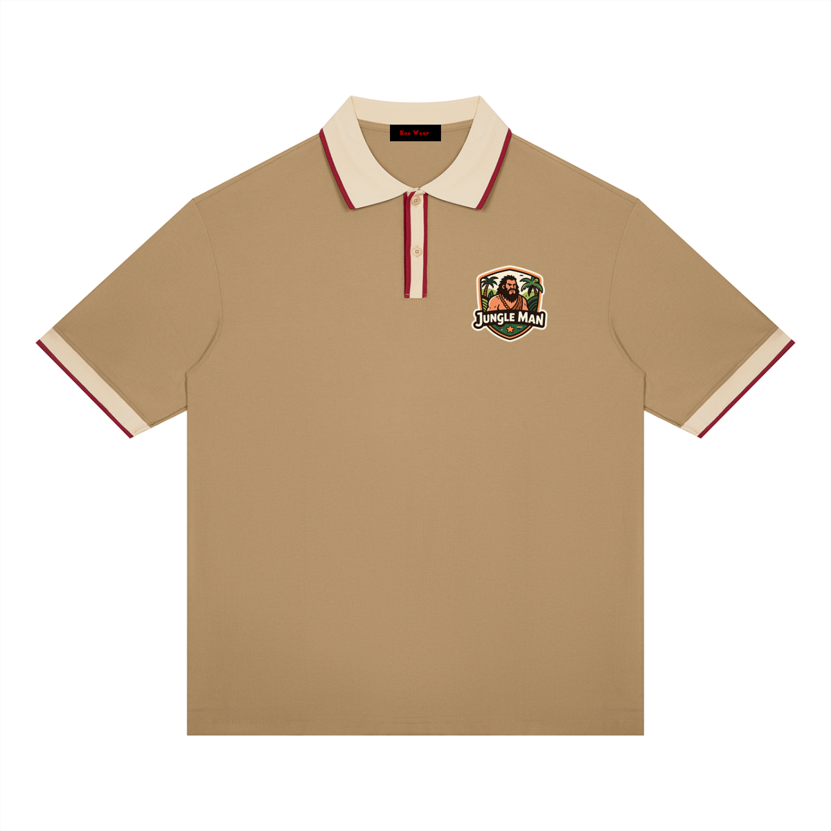 Jungle man Unisex Color Block Polo Shirt