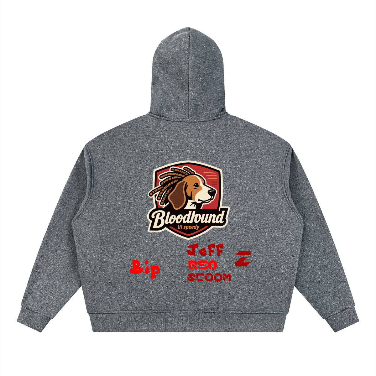 BH Lil speedy Unisex Sparkles Full Zip Boxy Hoodie