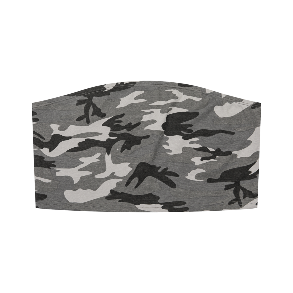 Soew Women’s Camo Cropped Tube Top