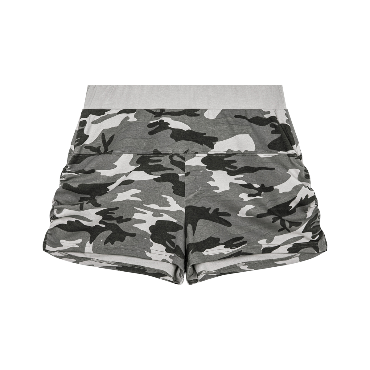 Soew Women's Slim Camo Shorts