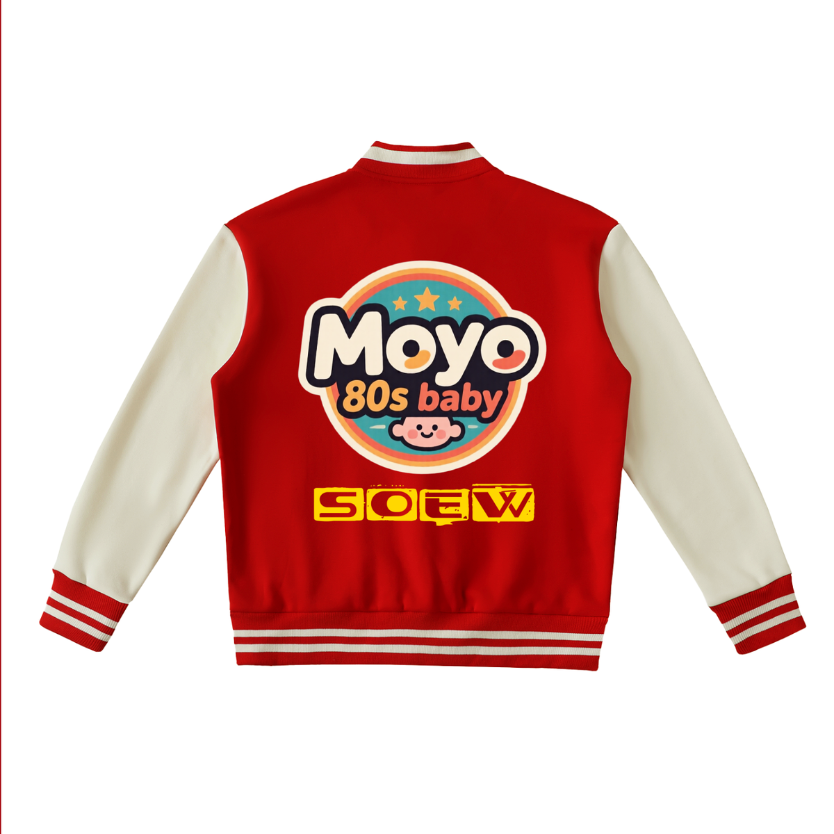 Moyo Two-Tone Fleeced Varsity Jacket