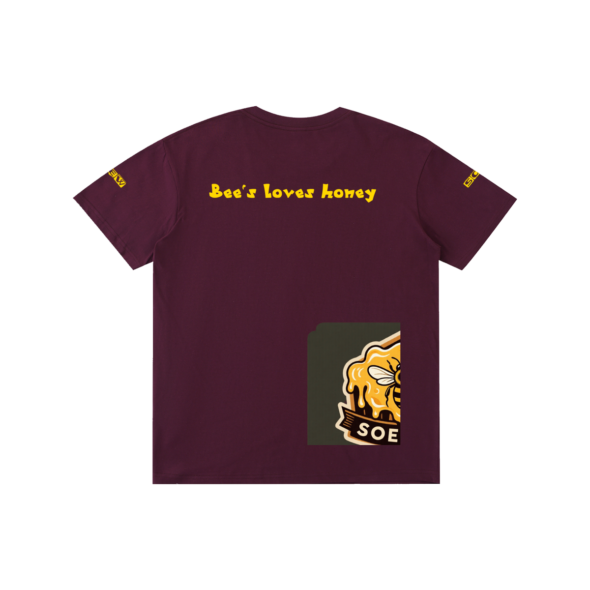 Bees loves honey Pure Cotton Unisex T-Shirt