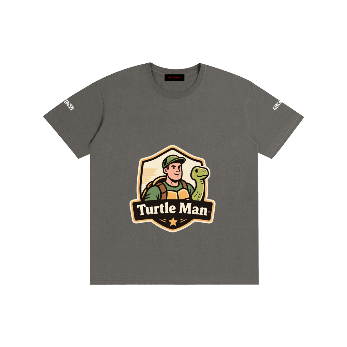 Turtle man Pure Cotton Unisex T-Shirt