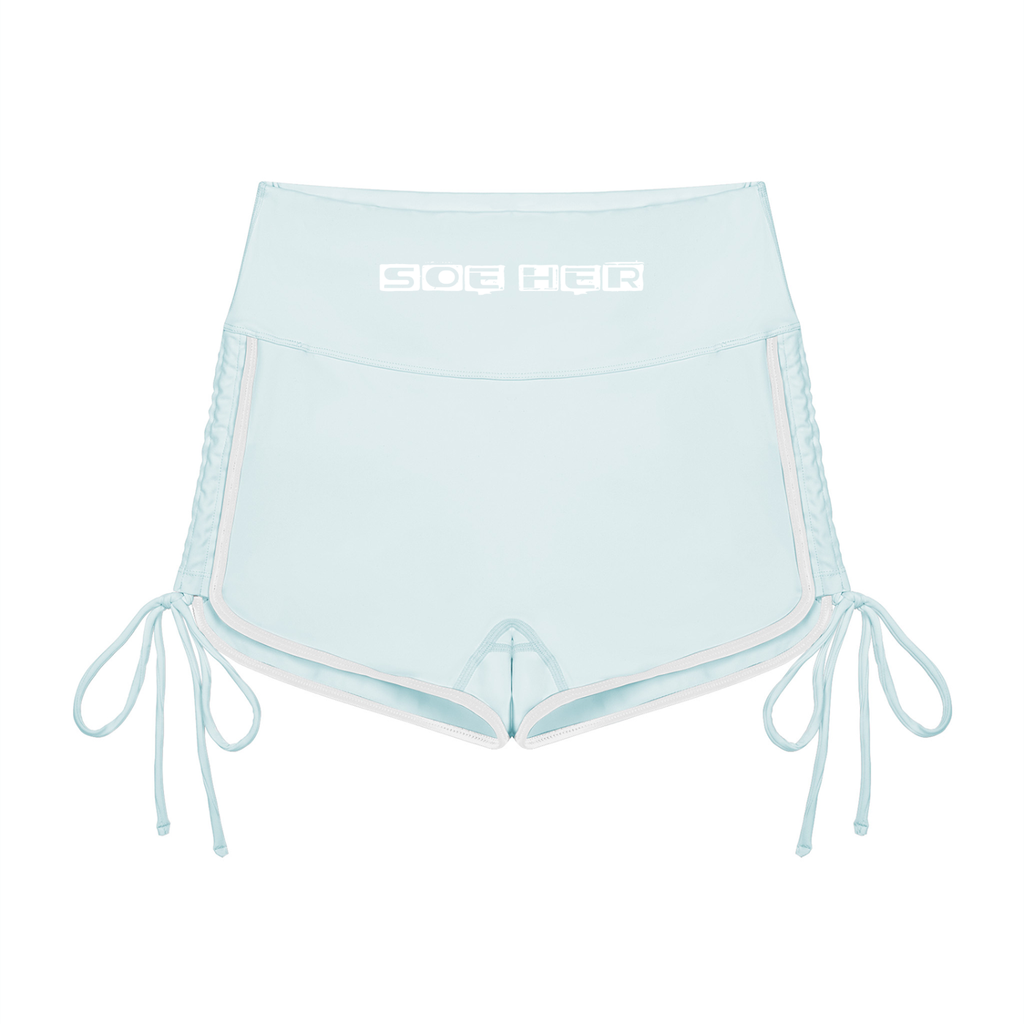 Soe her Women’s Color Block High Waisted Yoga Shorts