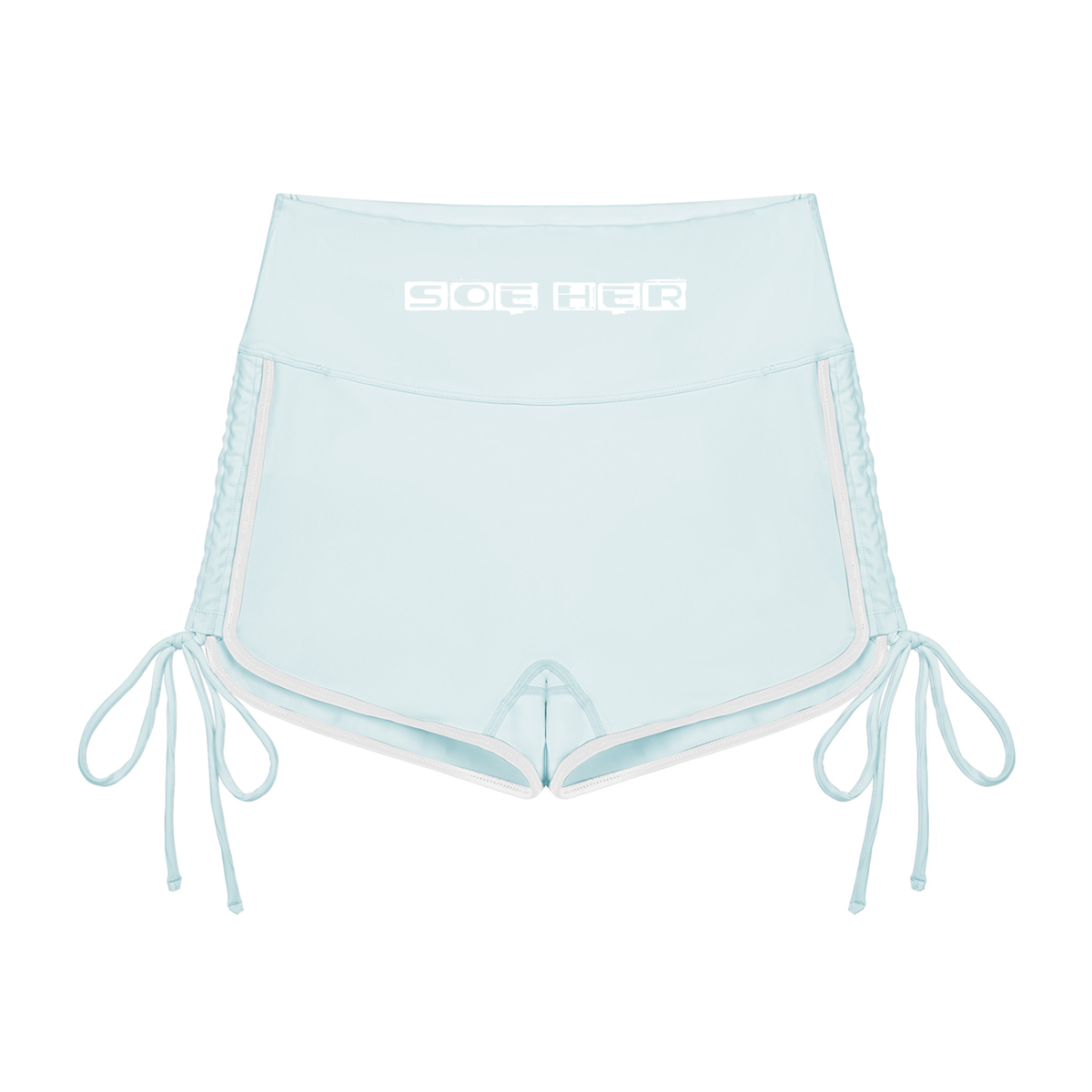 Soe her Women’s Color Block High Waisted Yoga Shorts