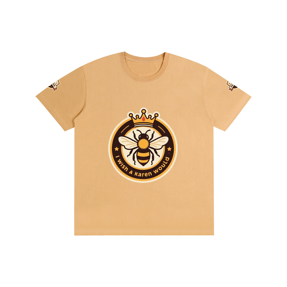 I wish a karen would Pure Cotton Unisex T-Shirt