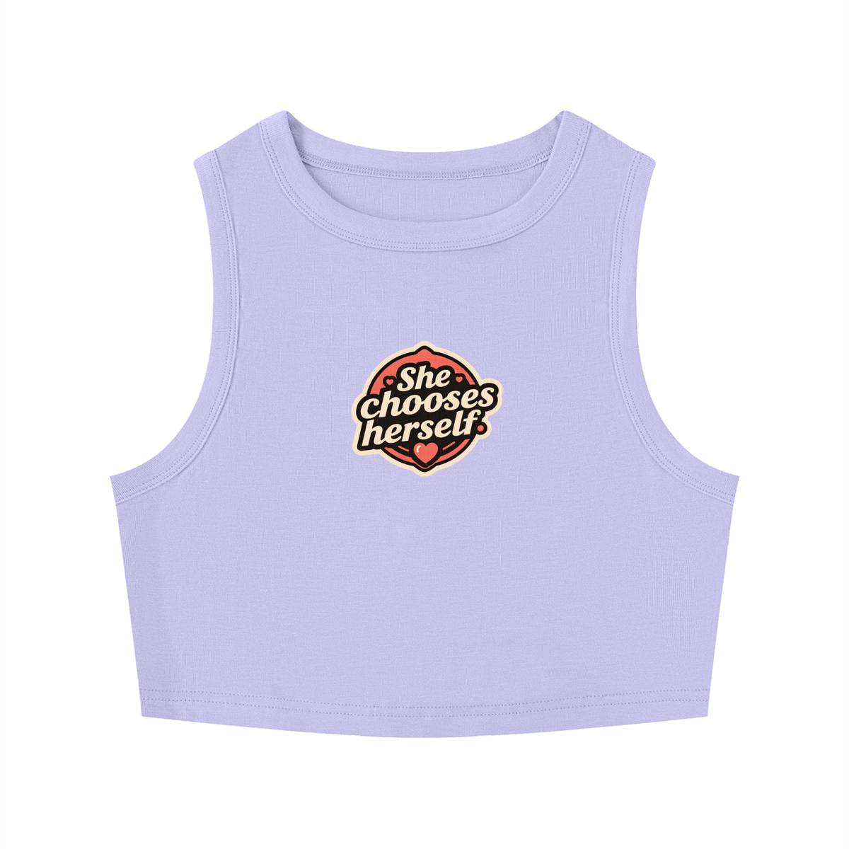 Women's Tight Crewneck Crop Tank Top