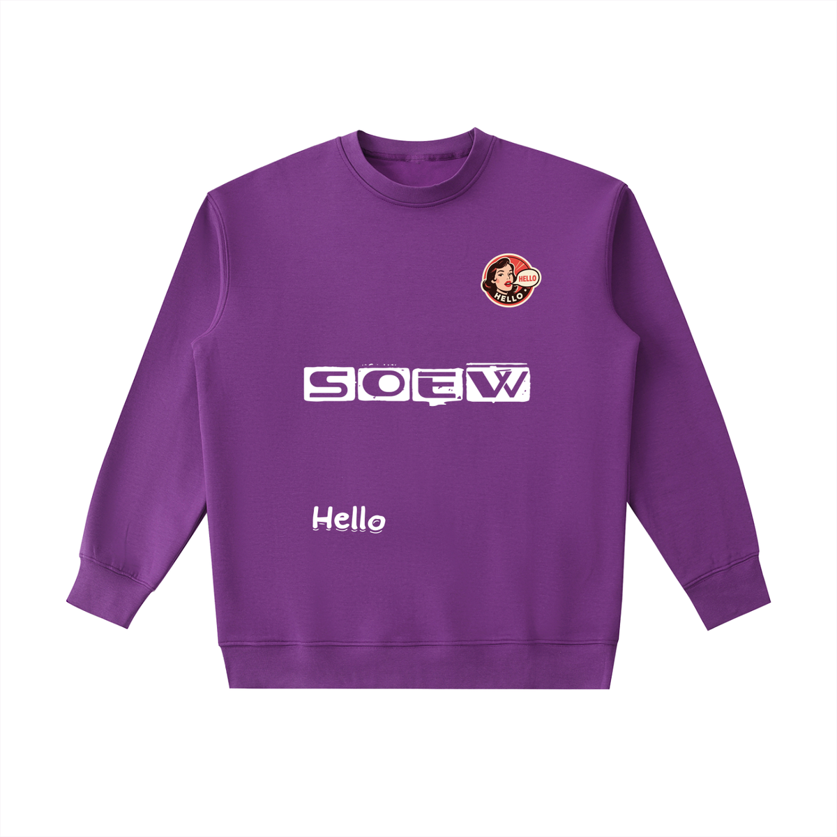 Soe Wear Hello Heavyweight Crewneck Sweatshirt
