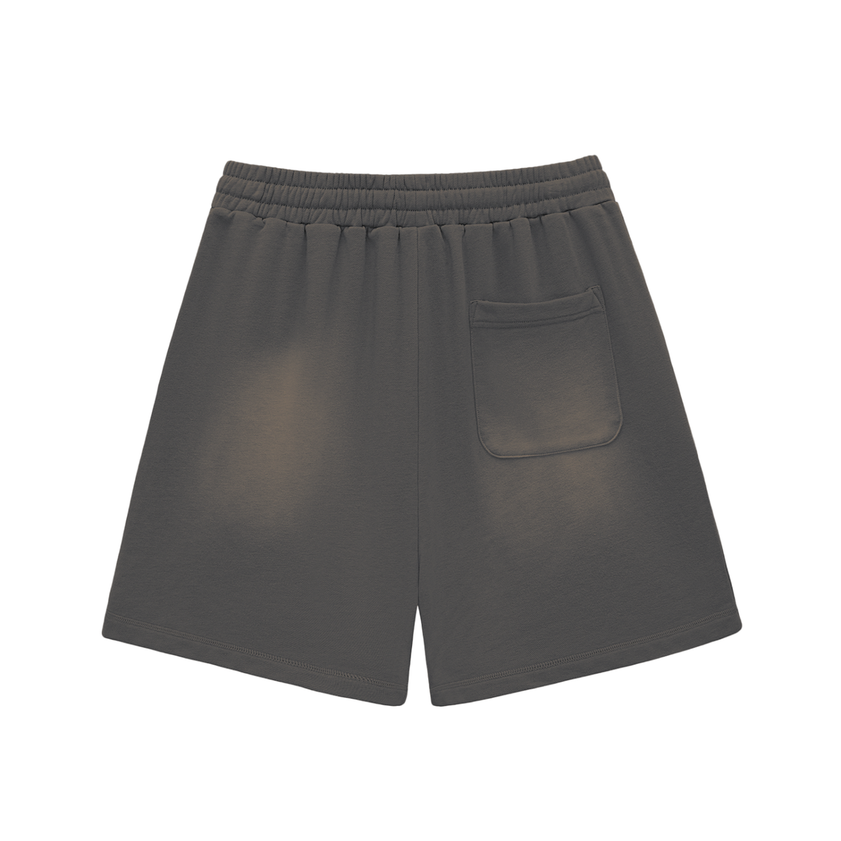Men Not in Service Sun Fade Raw Edge Cotton Shorts
