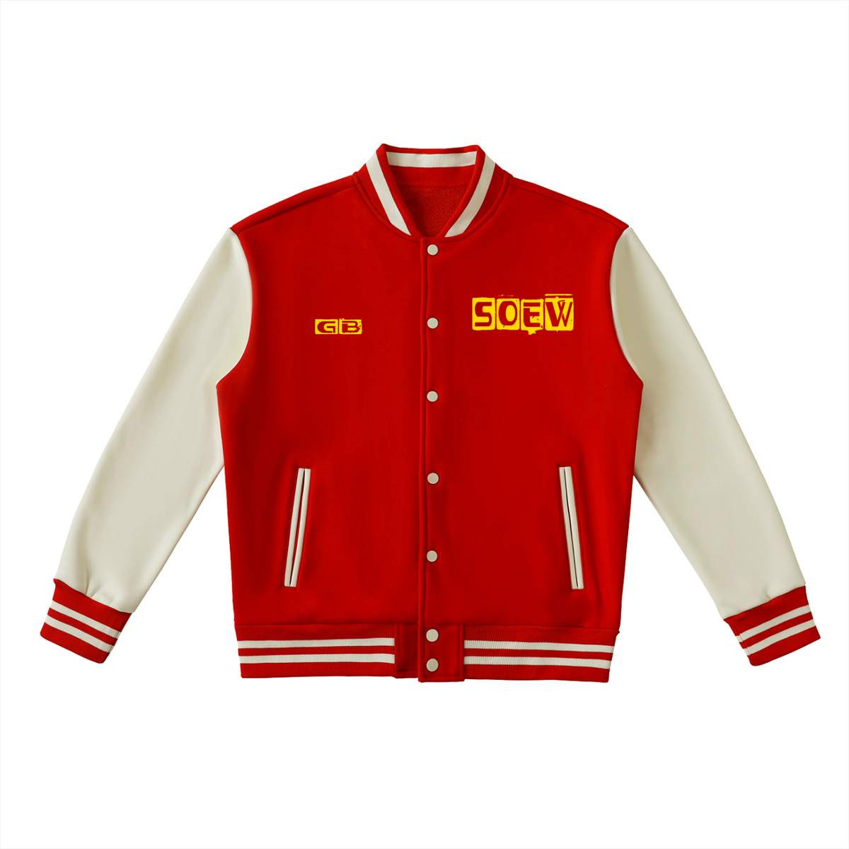 Gator Bite Two-Tone Fleeced Varsity Jacket