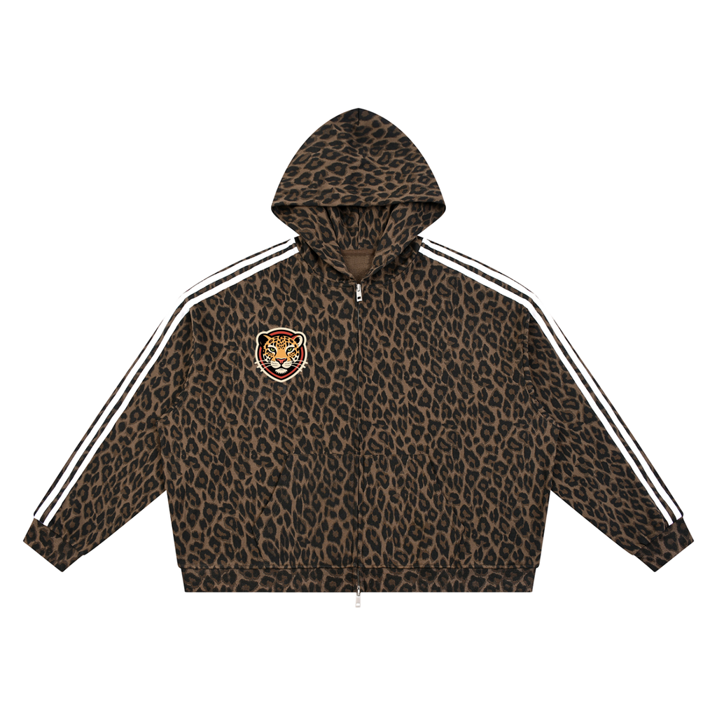 Leopard Unisex Leopard Full Zip Hoodie