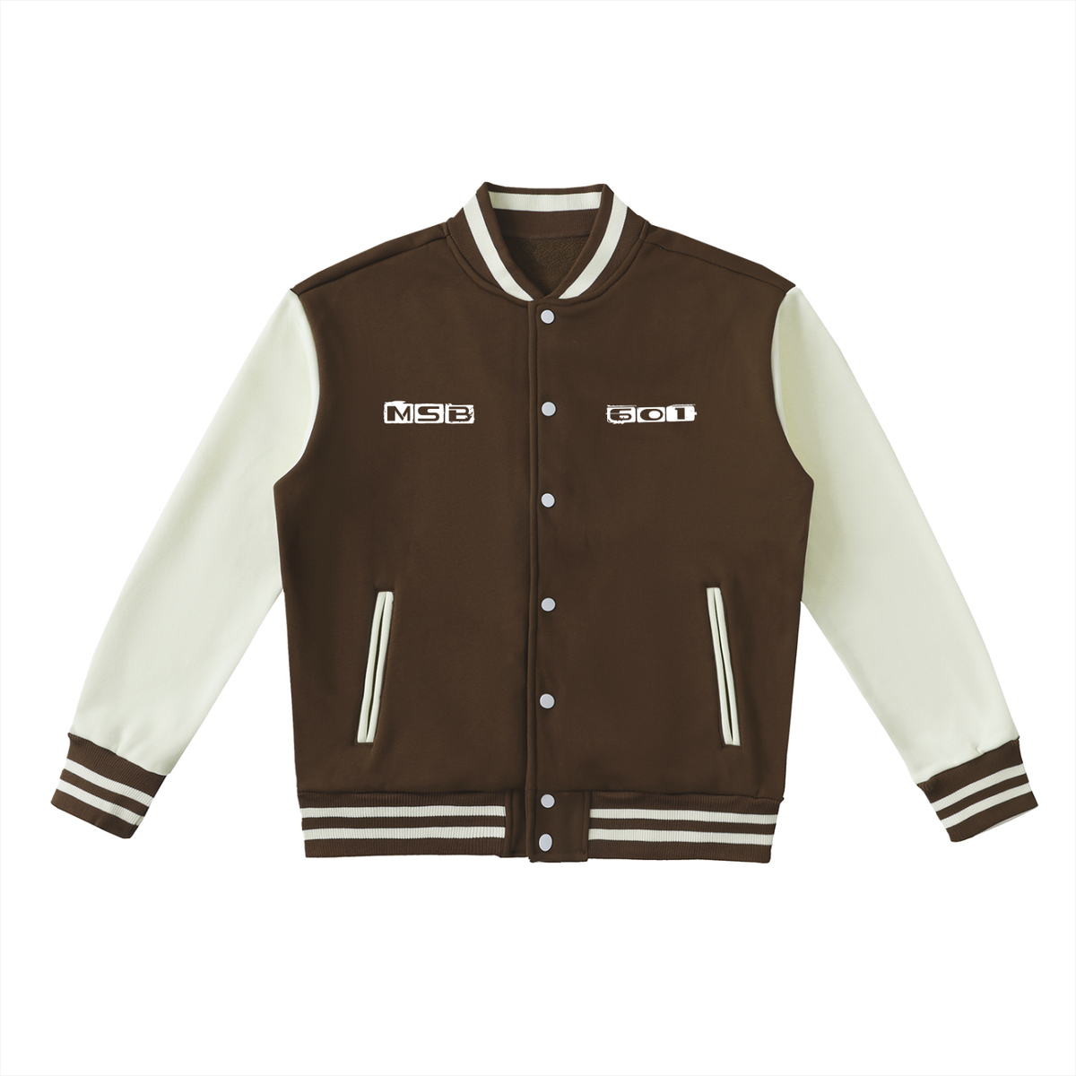Mississippi baby Two-Tone Fleeced Varsity Jacket