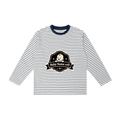 Baby name cell Kid's Striped Long Sleeve T-Shirt