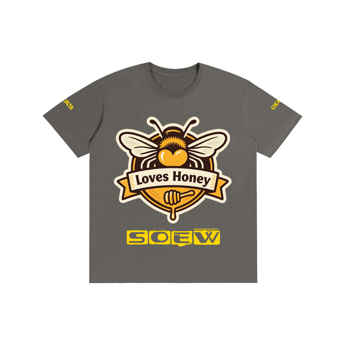 Bees loves honey Pure Cotton Unisex T-Shirt