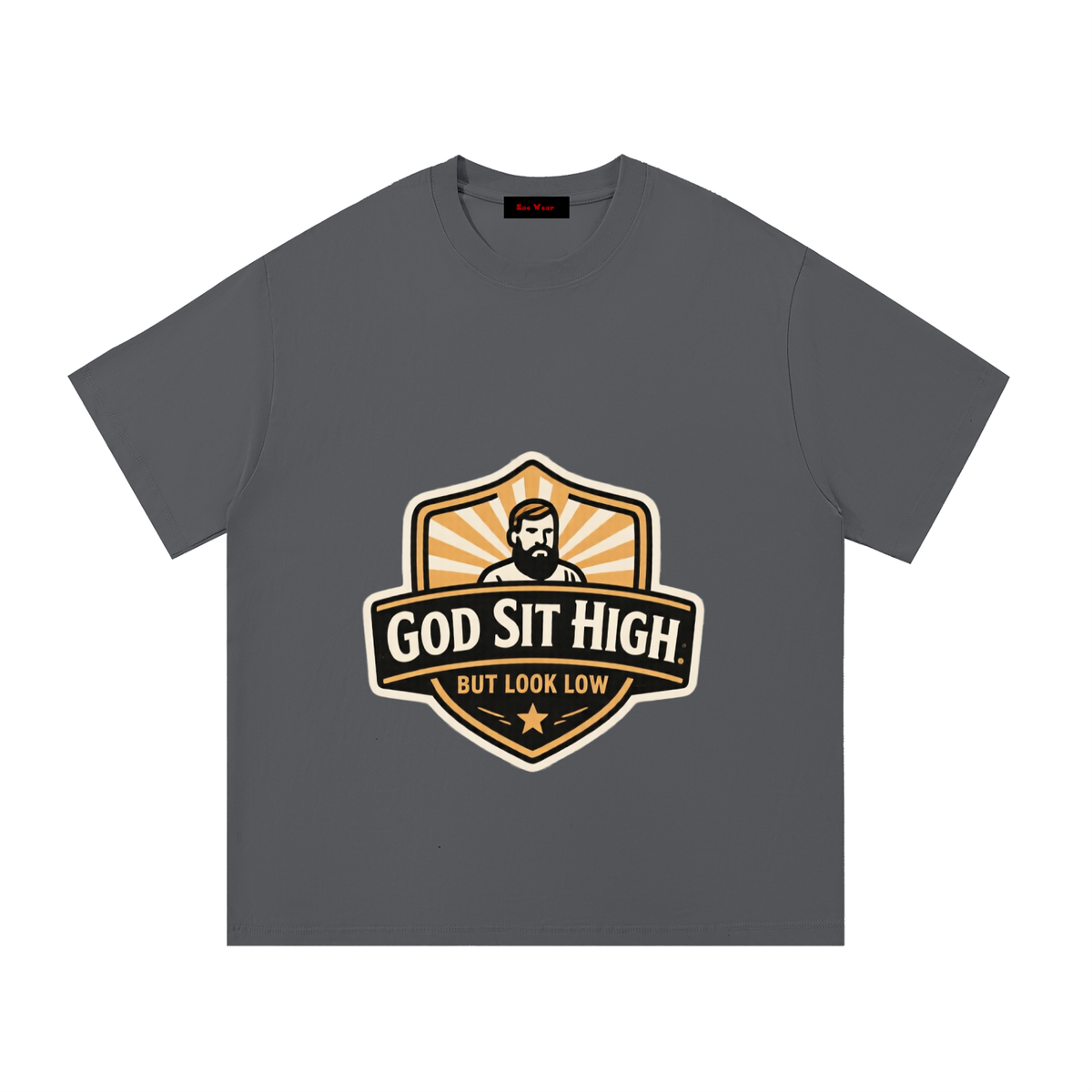 God sit high Essential Cotton T-Shirt