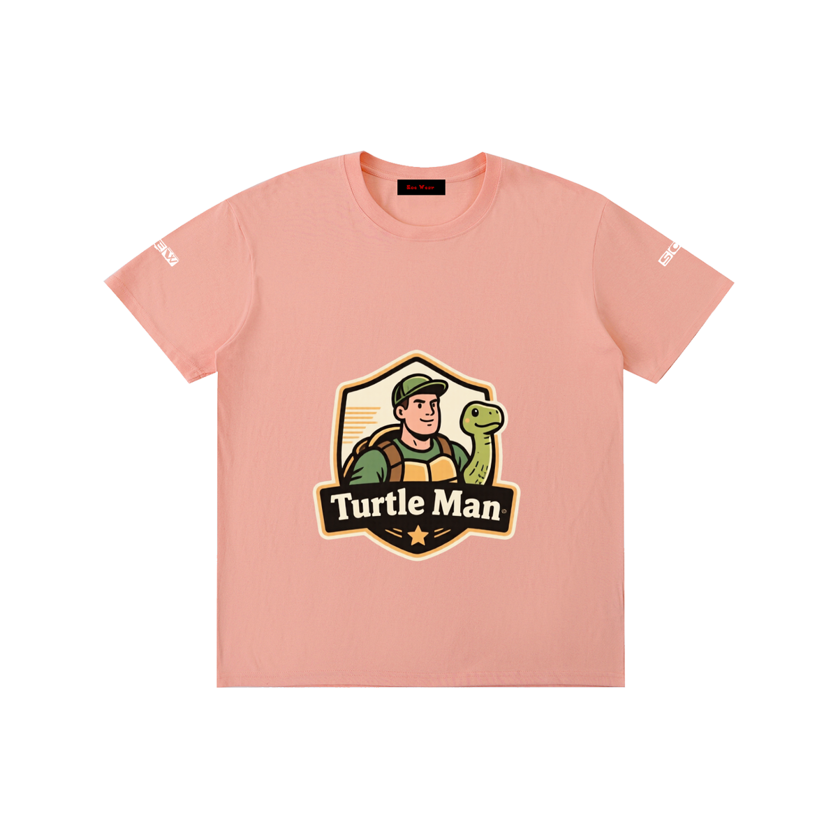 Turtle man Pure Cotton Unisex T-Shirt