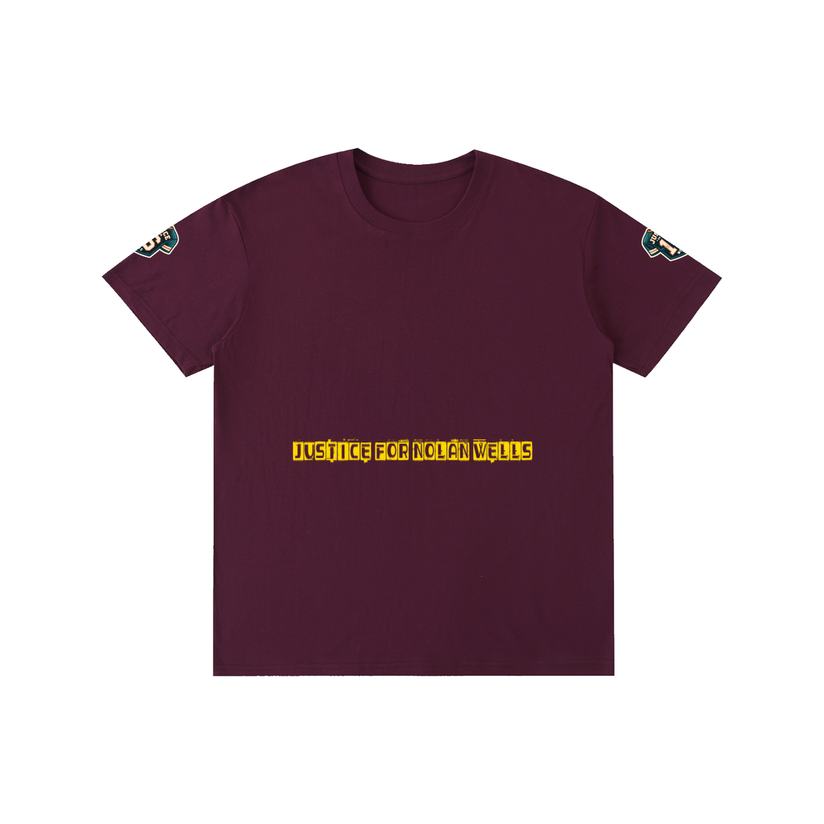 Justice for Nolan wells Pure Cotton Unisex T-Shirt
