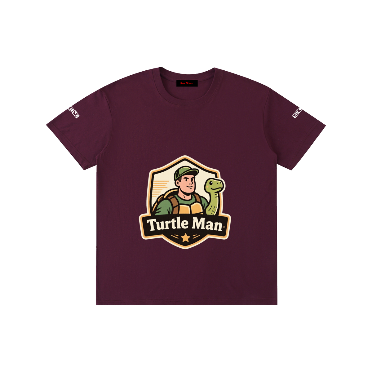 Turtle man Pure Cotton Unisex T-Shirt