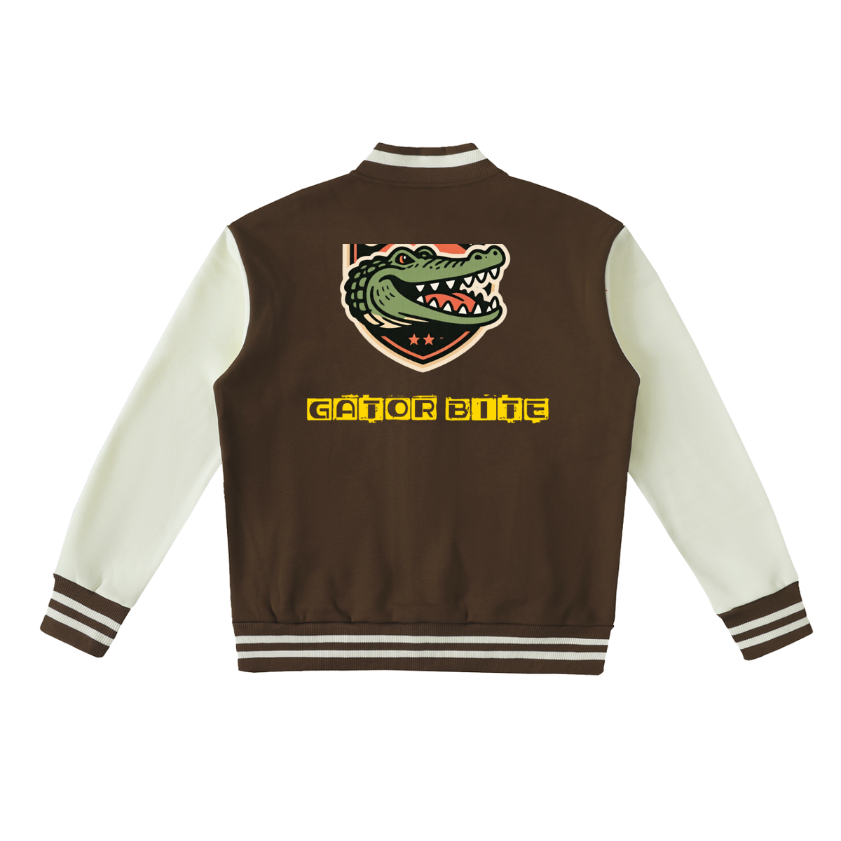 Gator Bite Two-Tone Fleeced Varsity Jacket