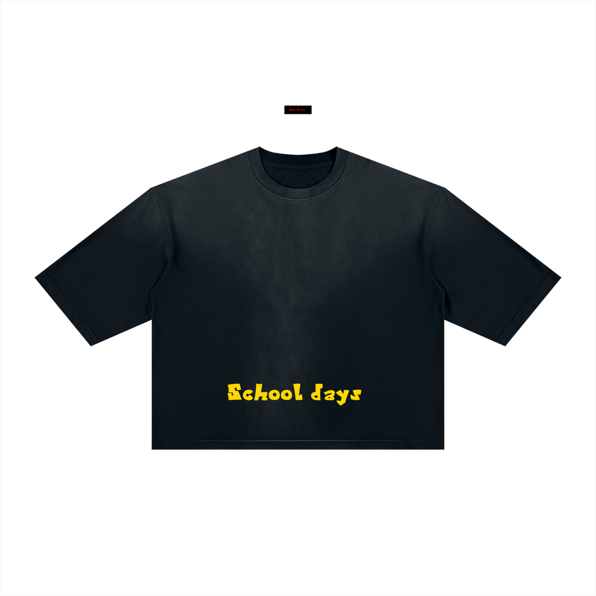 School kid Unisex Vintage Wash Sunfade Boxy T-Shirt