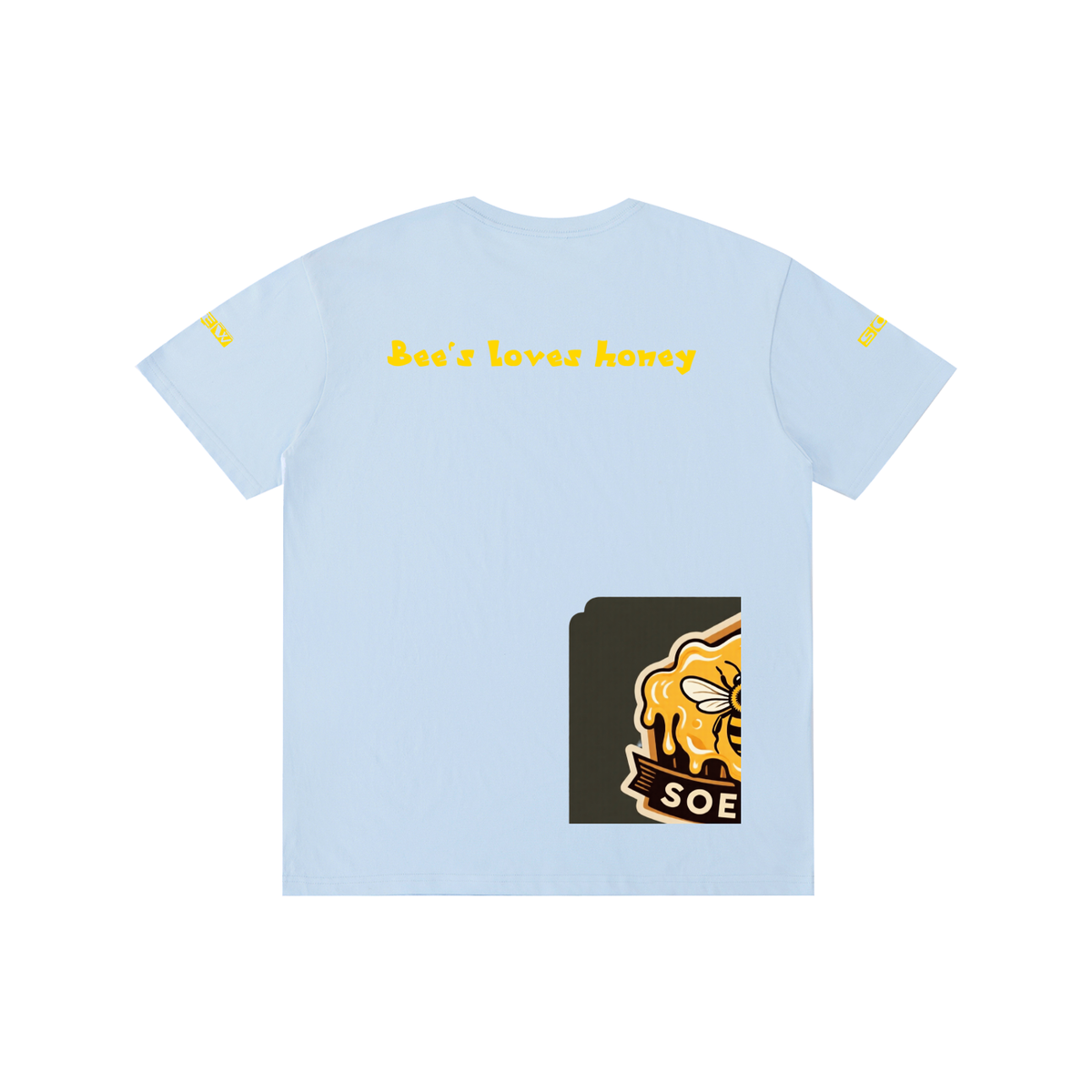 Bees loves honey Pure Cotton Unisex T-Shirt