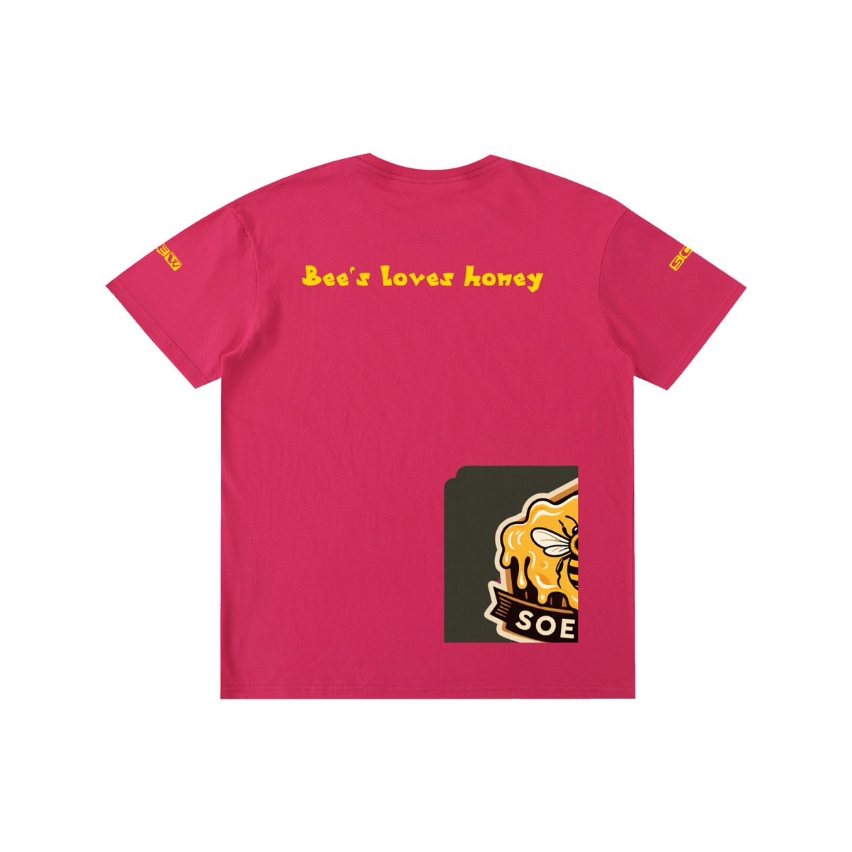 Bees loves honey Pure Cotton Unisex T-Shirt