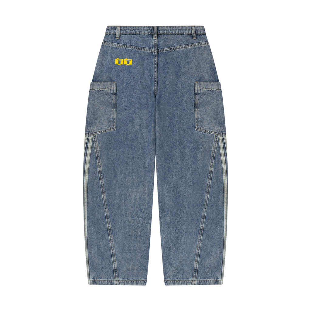 TT Women's Vintage Wash Barrel Leg Jeans