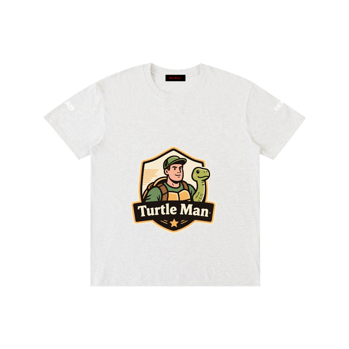 Turtle man Pure Cotton Unisex T-Shirt