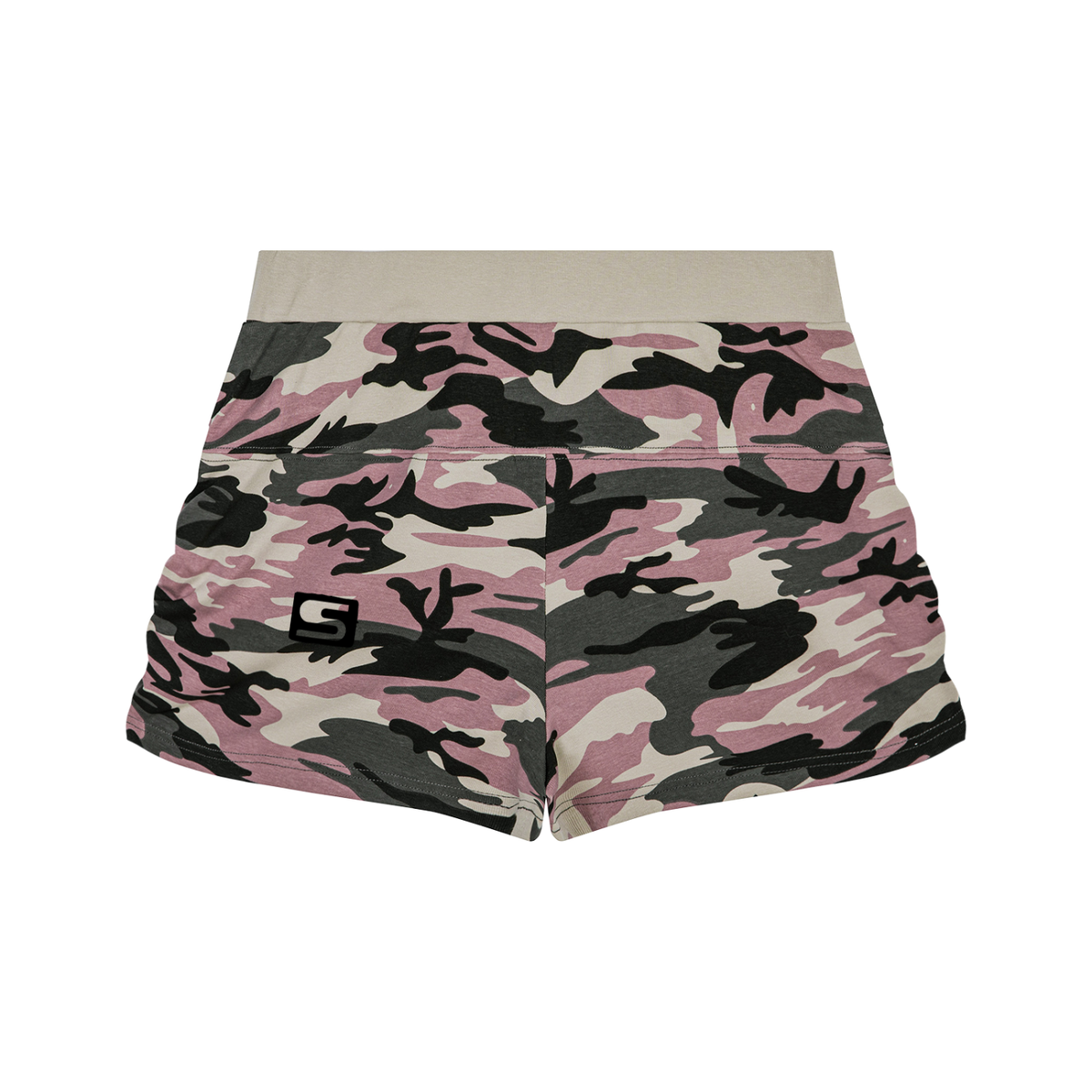 Soew Women's Slim Camo Shorts