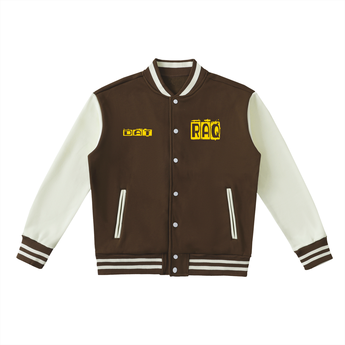 Dat raq 225 Two-Tone Fleeced Varsity Jacket