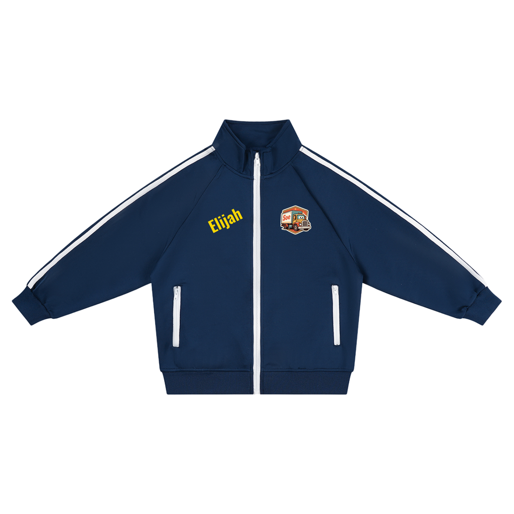 Elijah soe truck Kids’ Contrast Tape Coach Jacket