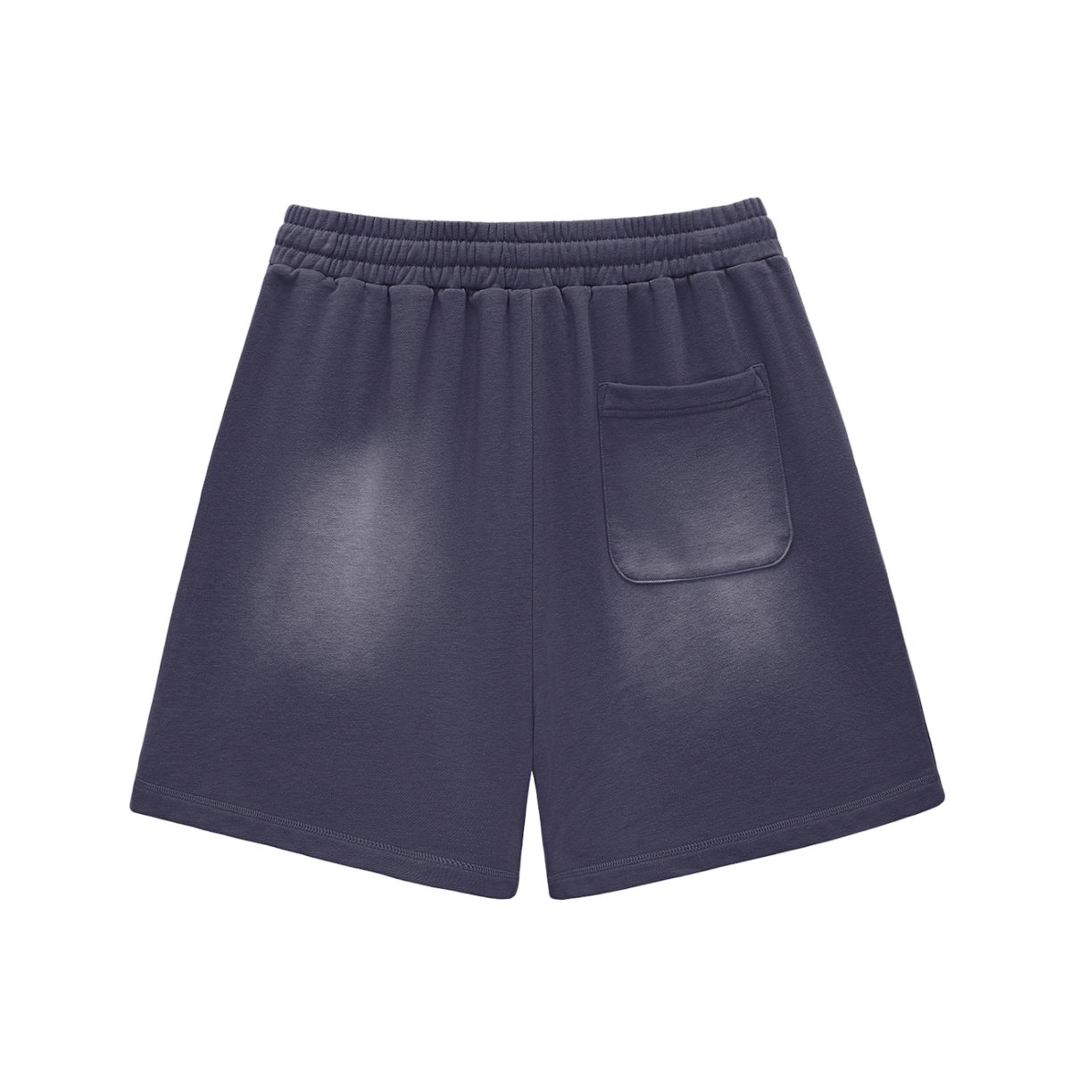 Men Not in Service Sun Fade Raw Edge Cotton Shorts