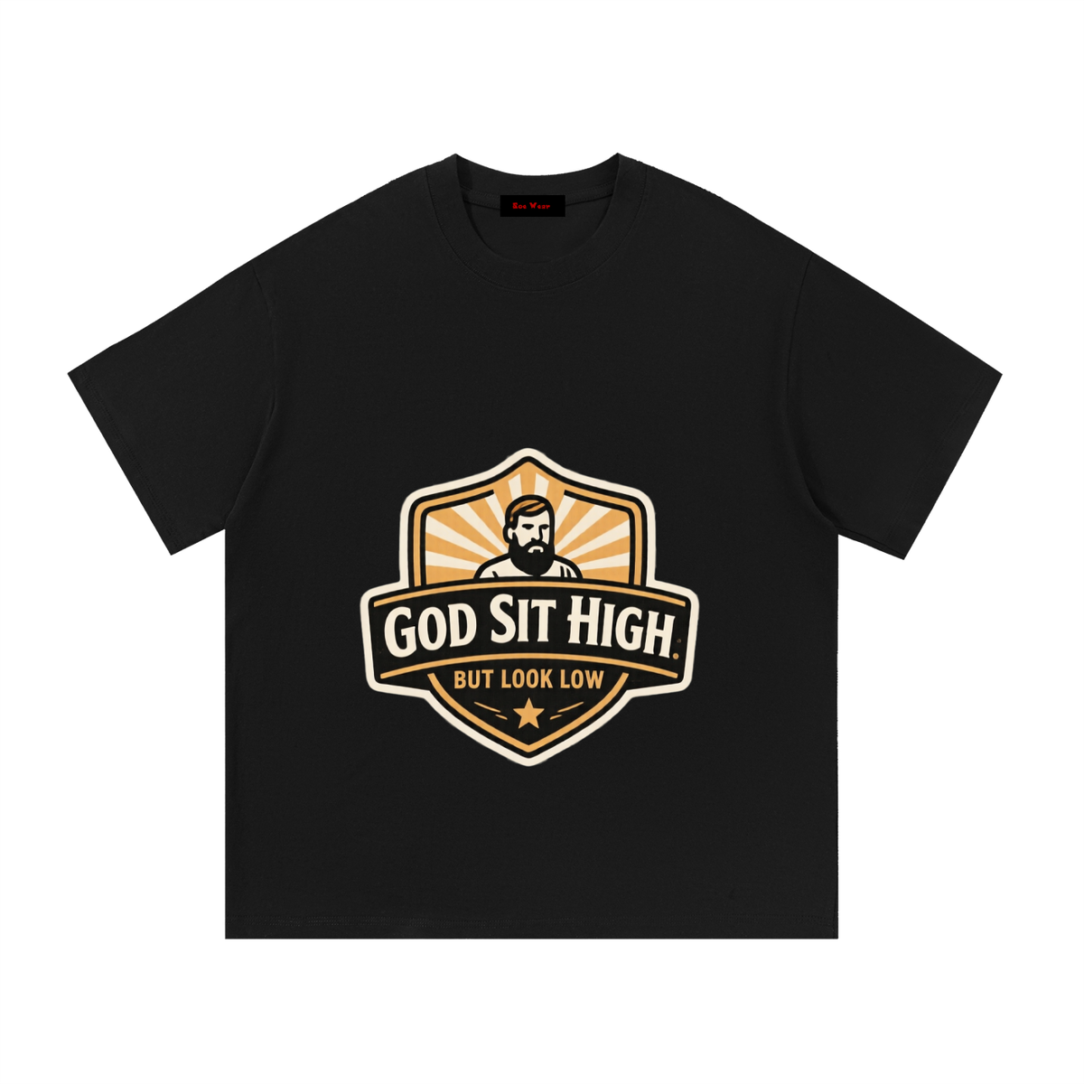 God sit high Essential Cotton T-Shirt