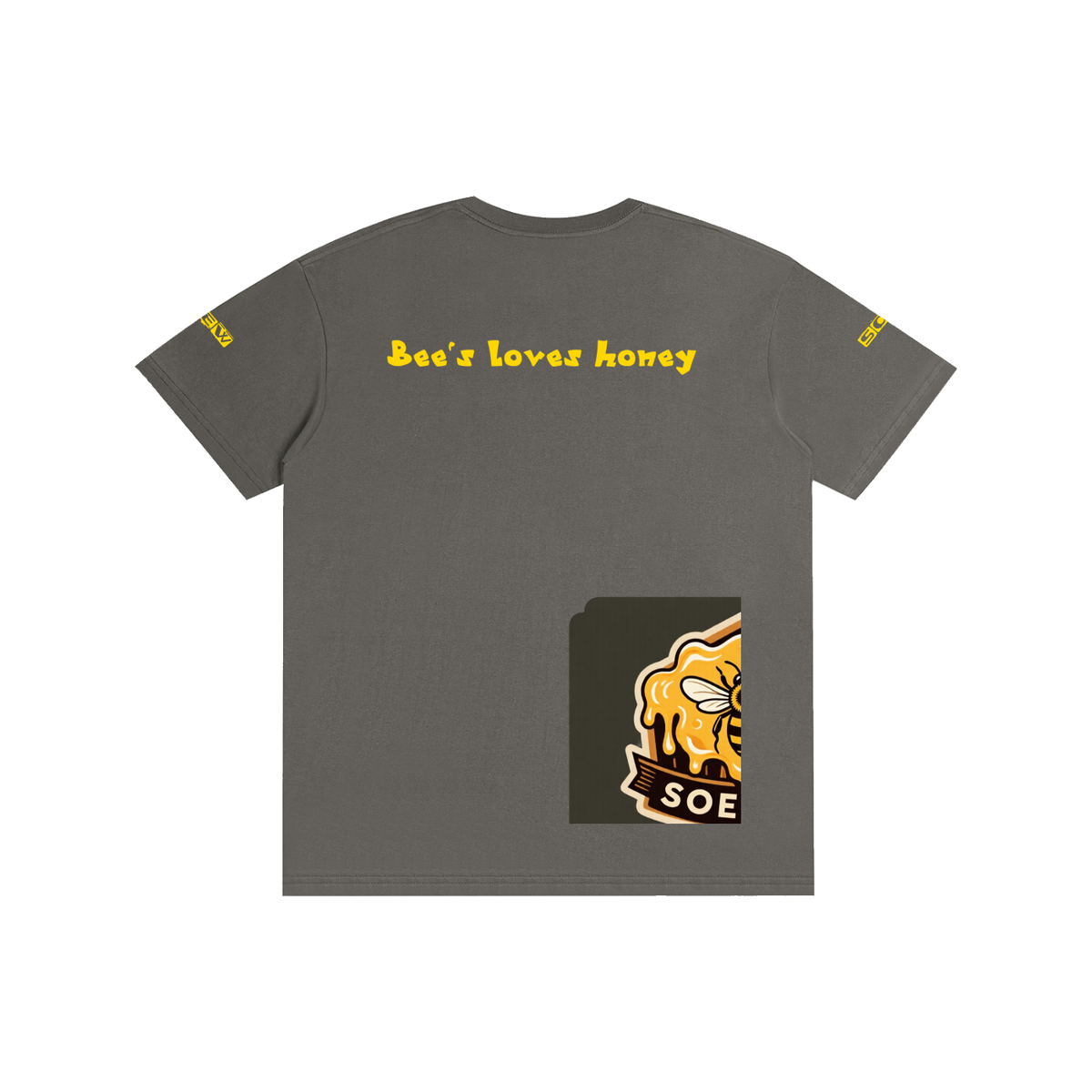 Bees loves honey Pure Cotton Unisex T-Shirt
