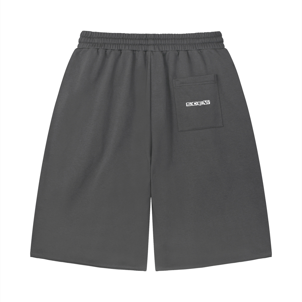 Dino power Unisex Loose Raw Edge Shorts