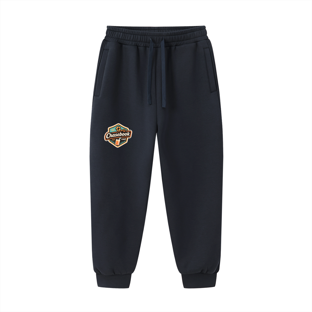 Chasebook Essential Drawstring Jogged Sweatpants