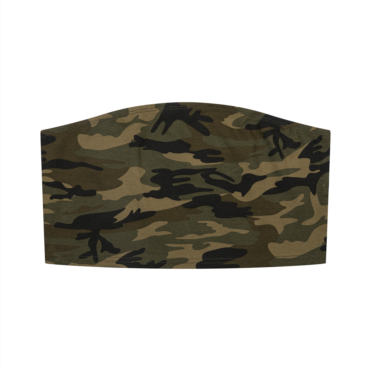 Soew Women’s Camo Cropped Tube Top