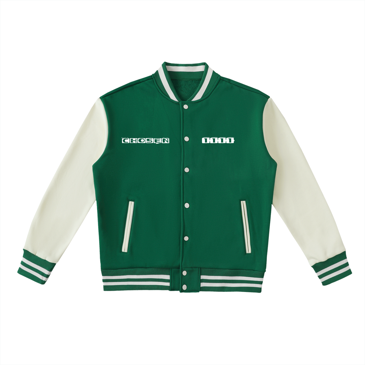 Chosen ones Two-Tone Fleeced Varsity Jacket