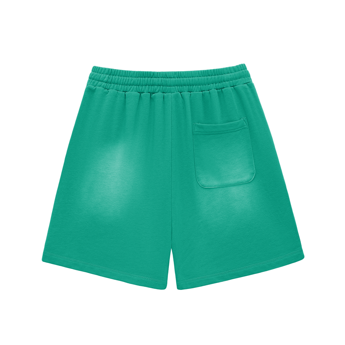 Men Not in Service Sun Fade Raw Edge Cotton Shorts