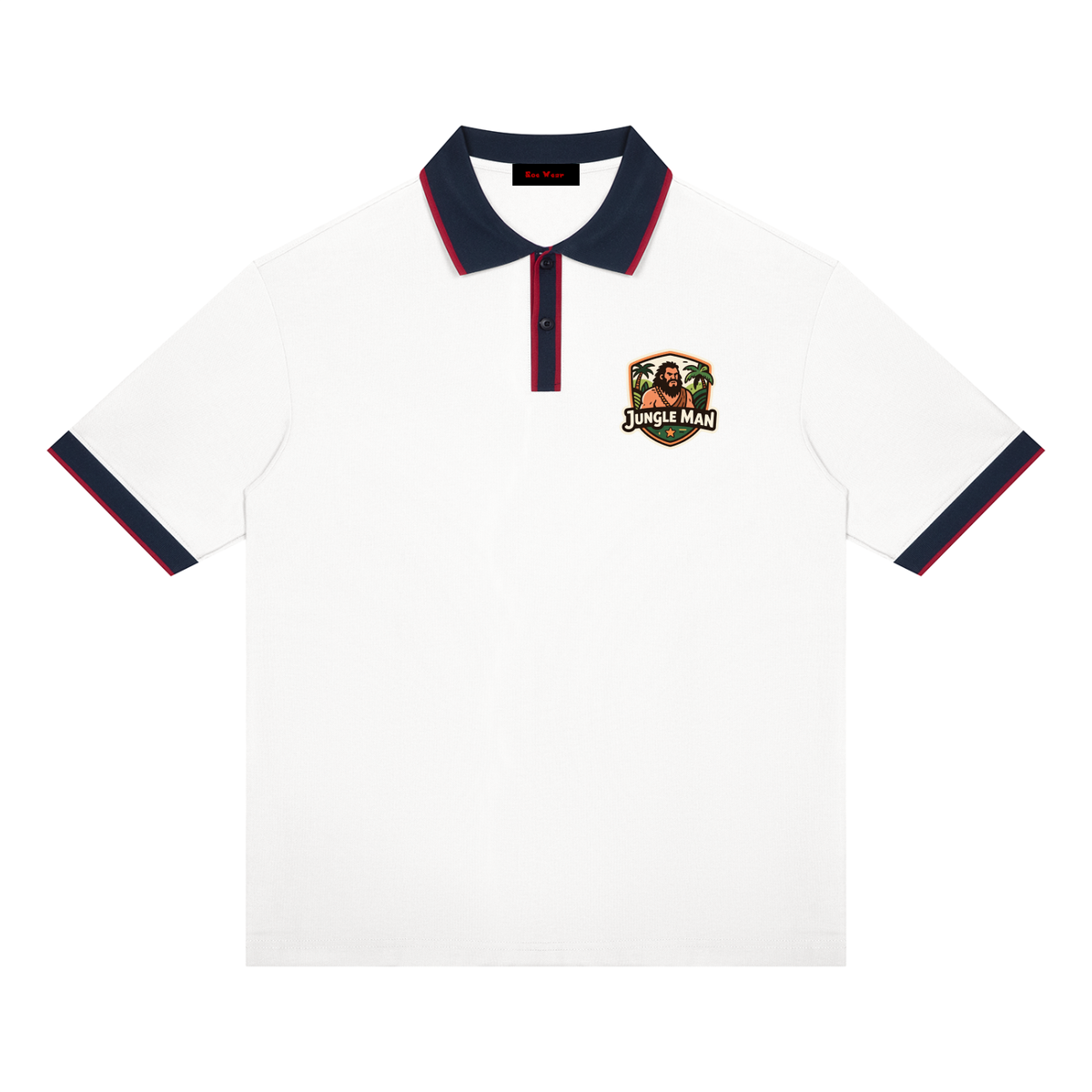 Jungle man Unisex Color Block Polo Shirt