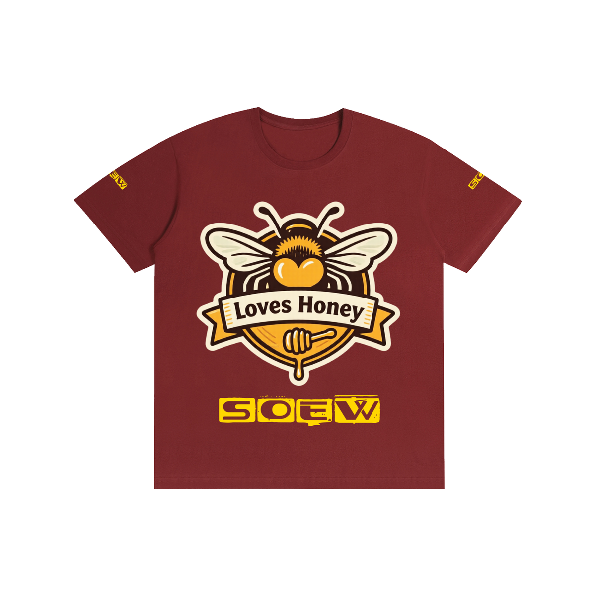 Bees loves honey Pure Cotton Unisex T-Shirt