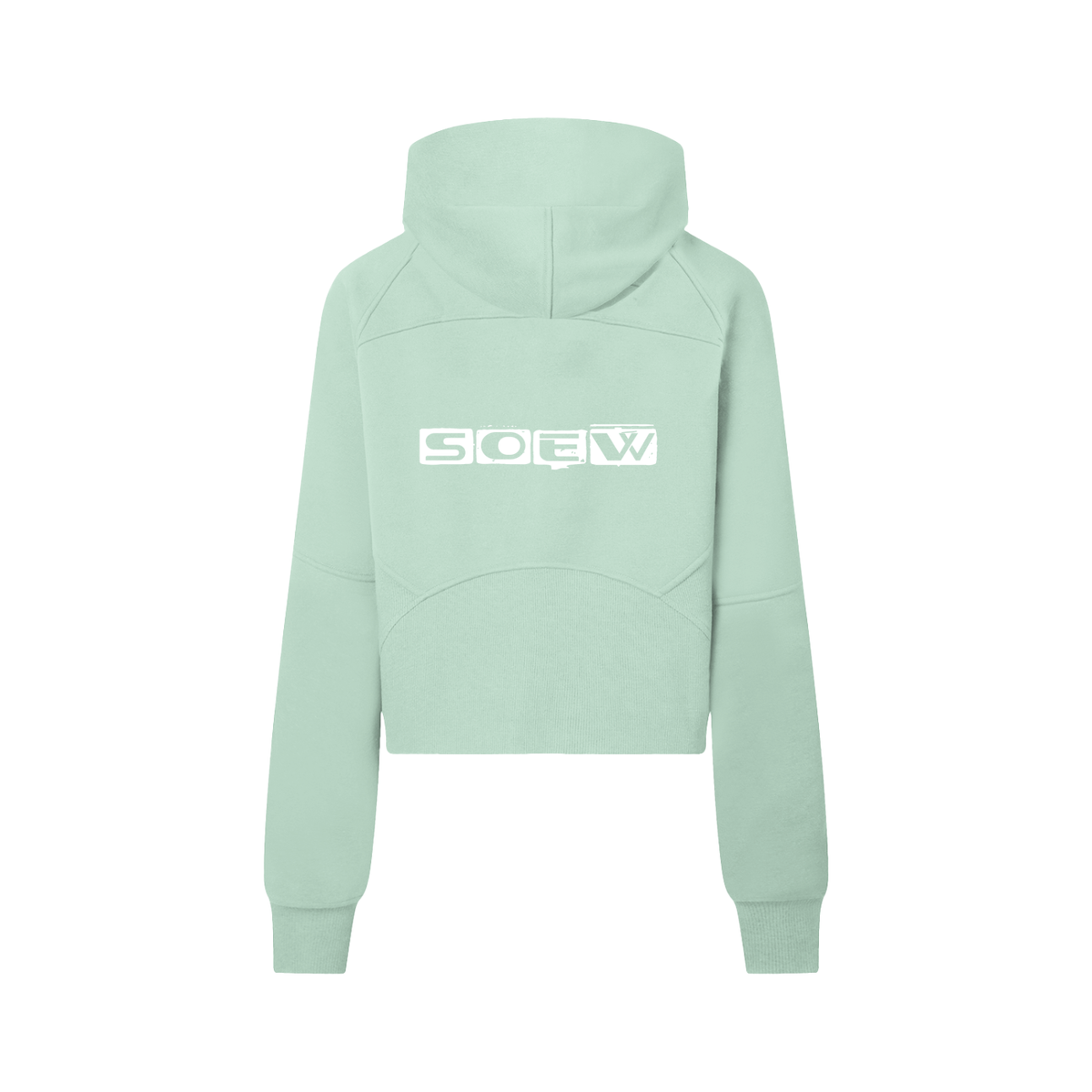 I'm her Cropped Half-Zip Hoodie