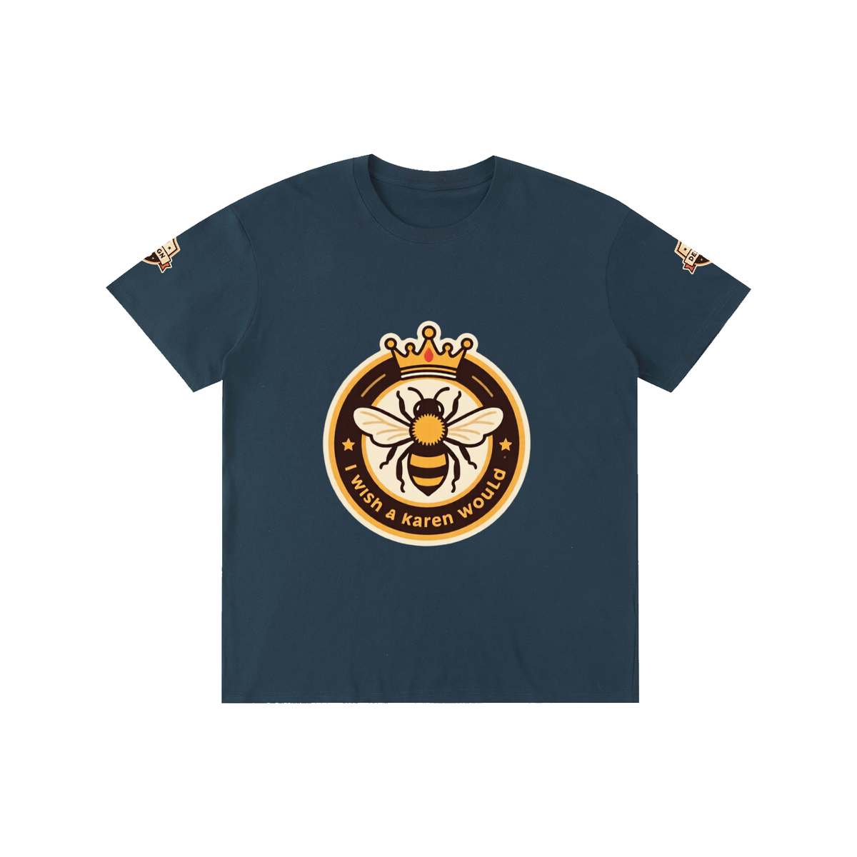 I wish a karen would Pure Cotton Unisex T-Shirt