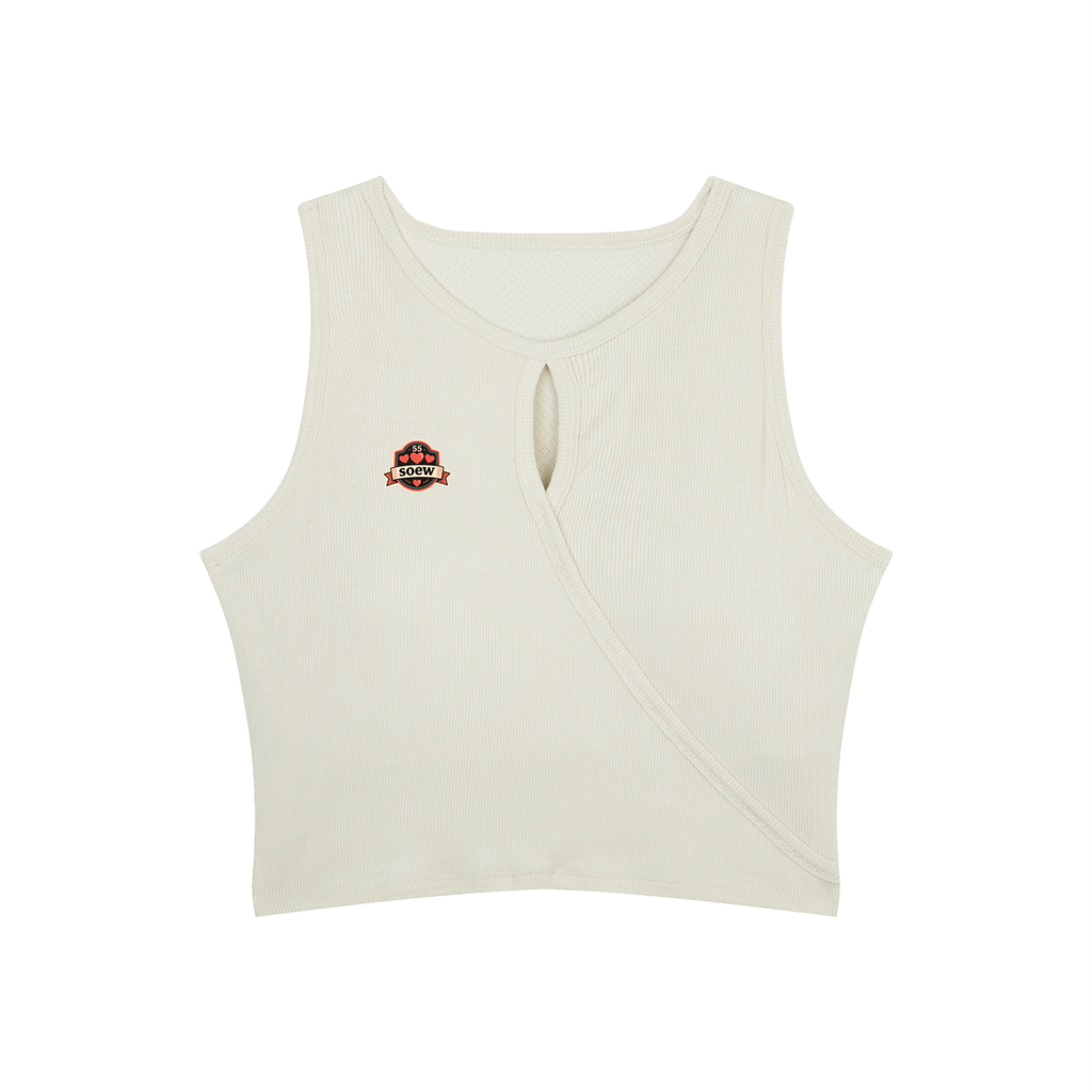 55 hearts Women’s Hollow-Out Yoga Tank Top