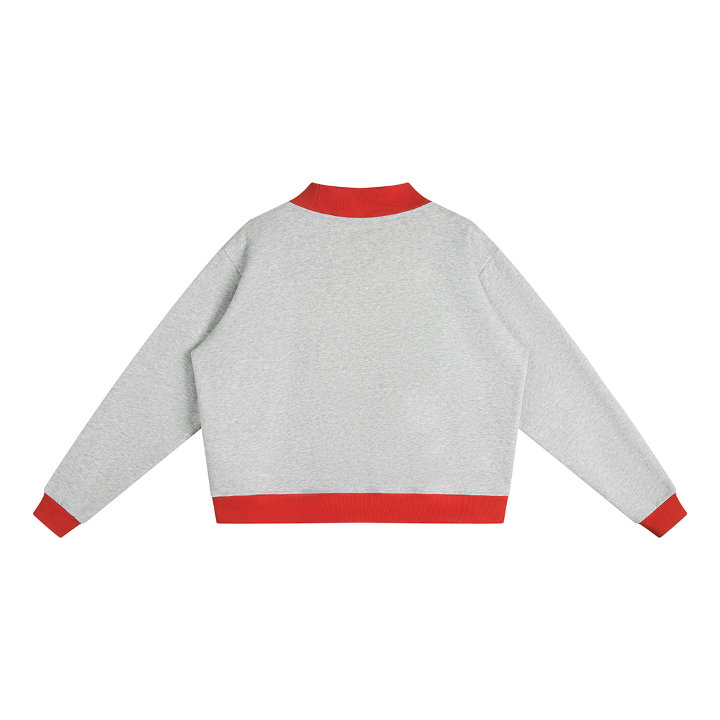Gjwhf Women’s Mock Neck Crewneck Sweatshirt