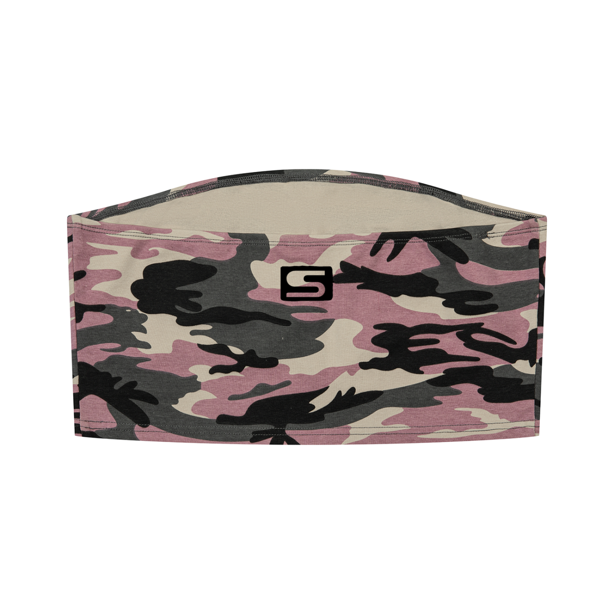 Soew Women’s Camo Cropped Tube Top
