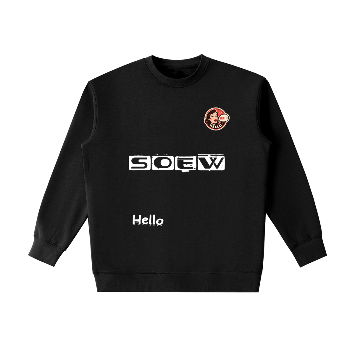 Soe Wear Hello Heavyweight Crewneck Sweatshirt